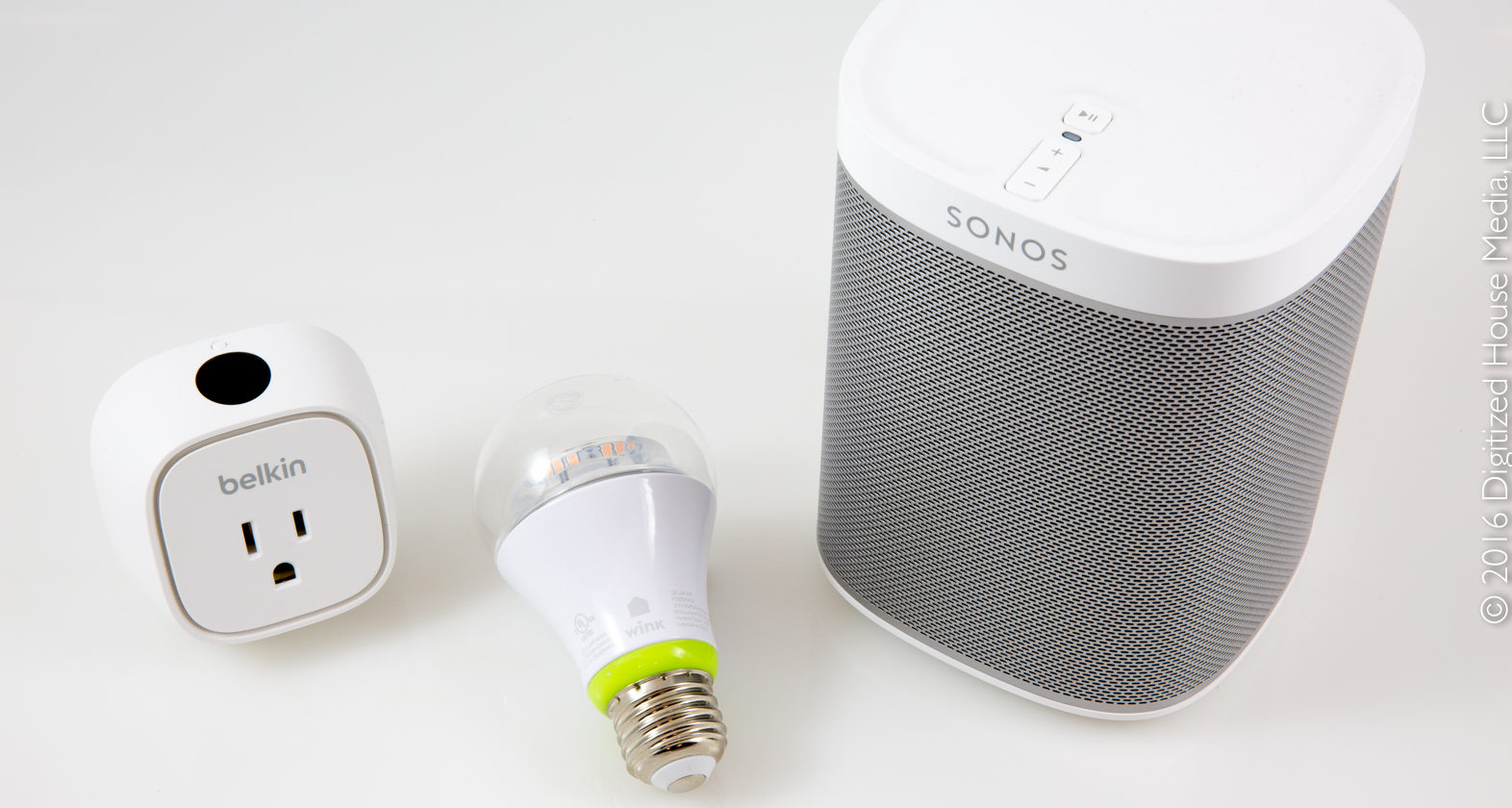 Sonos speaker Belkin WeMo GE Link LED