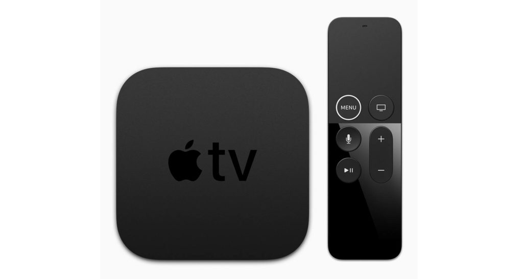 Apple TV 4K and Siri remote. Image: Apple.