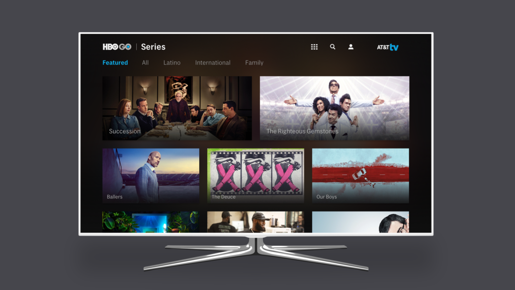 HBO GO streaming app. Image: Digitized House.