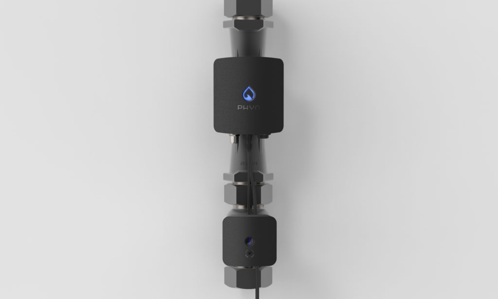 Phyn XL 1.5" with water shutoff option. Image: Phyn.