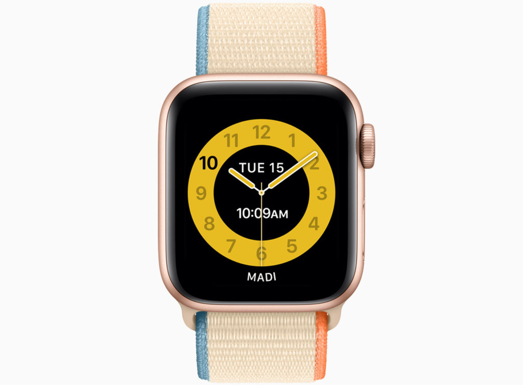 Apple Watch 6 in Schooltime mode to limit access to some features. Image: Apple.